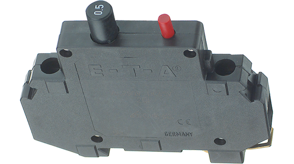 ETA Thermal Circuit Breaker - 201  Single Pole 65 V ac/dc, 240 V ac/dc Voltage Rating DIN Rail Mount, 2.5A Current