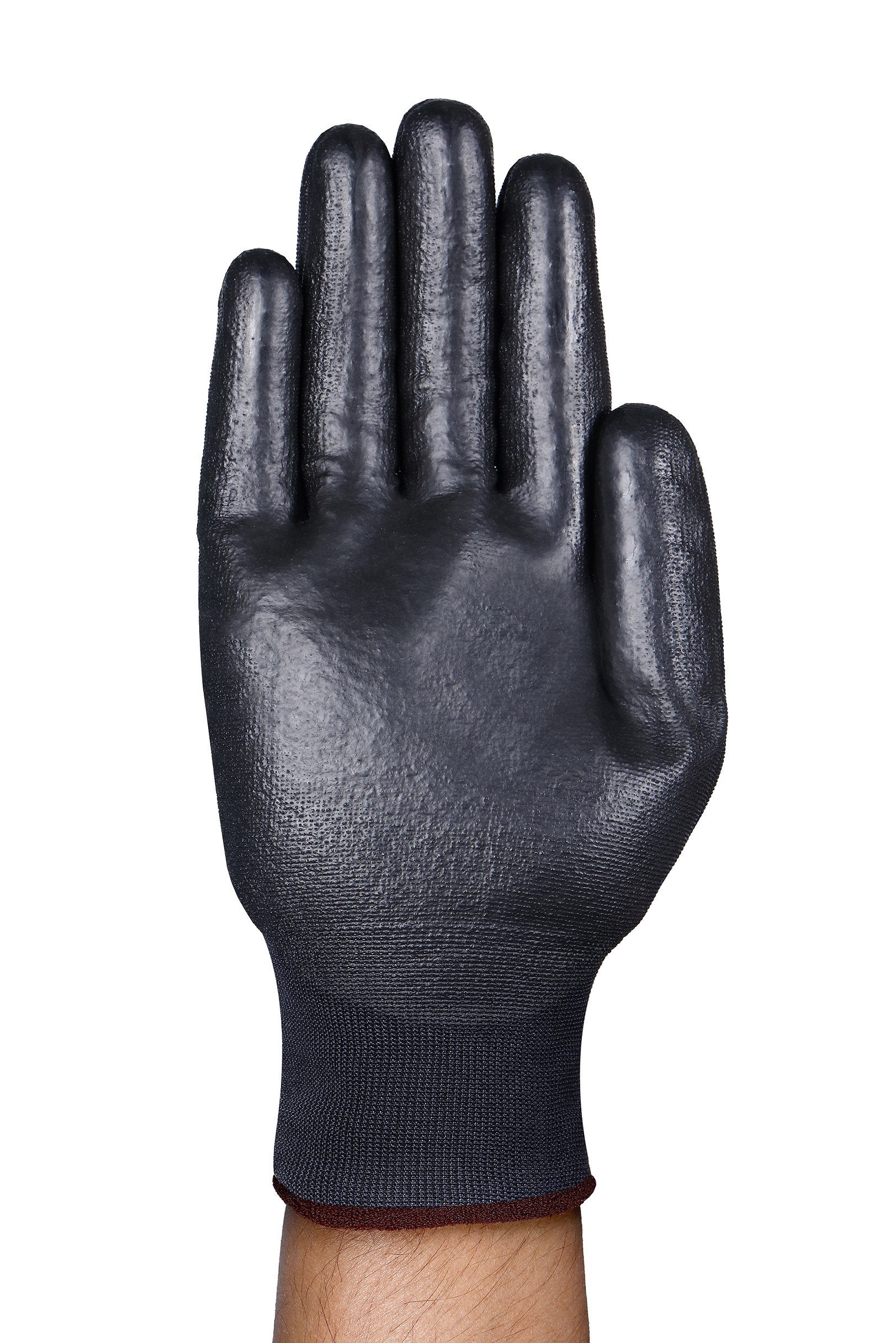Ansell 11-757 Black Polyurethane Cut Resistant Gloves, Size 10, Polyurethane Coating