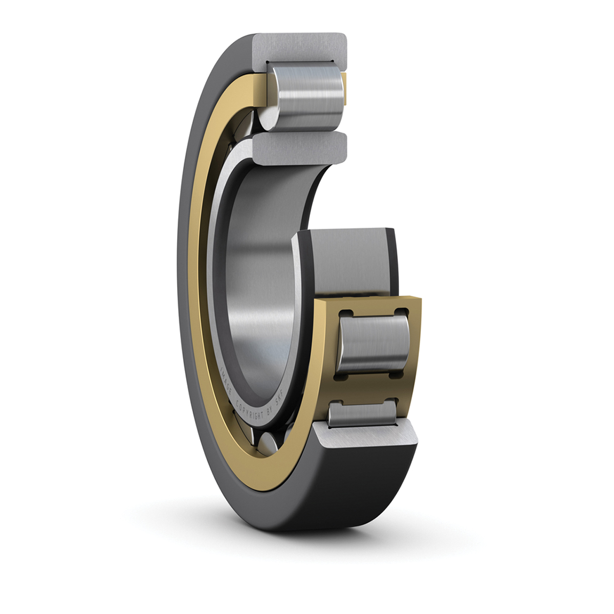 SKF NU 1012 ML 60 mm ID Cylindrical Roller Bearing, 95 mm OD