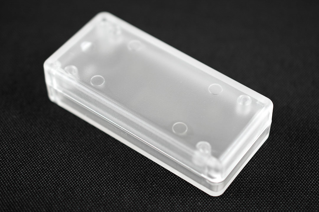 Hammond 1551 Series Translucent White ABS Enclosure, IP54, Flanged, Translucent White Lid, 65 x 30 x 15.5mm