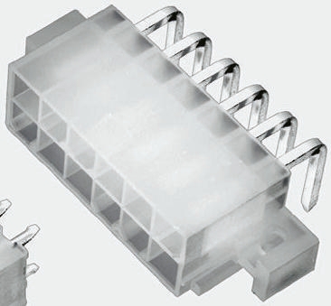 TE Connectivity VAL-U-LOK Series Right Angle Through Hole PCB Header, 2 Contact(s), 4.2 mm Pitch, 2 Row, Shrouded