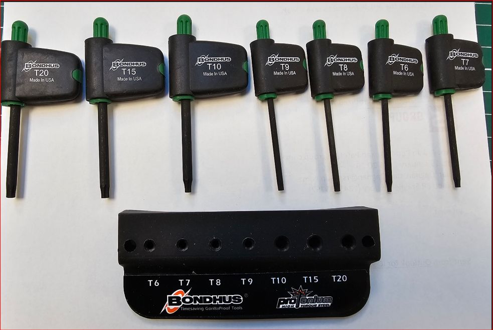 Bondhus 7-Piece Torx Key Set