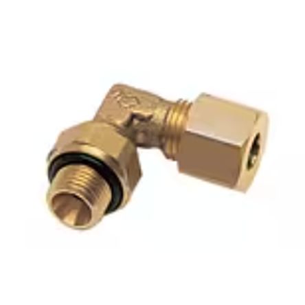 Legris Brass Pipe Fitting, Straight Push Fit, Male BSPP 1/4in 10mm