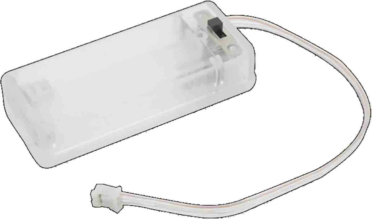 Crystal Battery Box - 2 x AAA