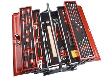 RS PRO 42 Piece Mechanical Tool Kit with Case