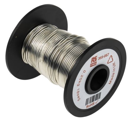 RS PRO 1.22mm Tinned Copper Wire, 20.2m Reel