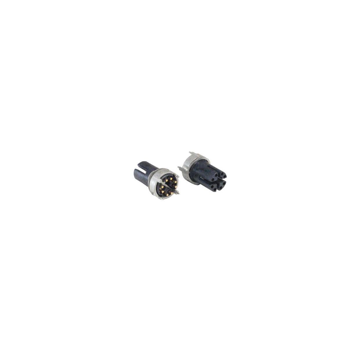 Bulgin Circular Connector, 5 Contacts, Panel, M12 Connector, Socket, Male/Female, IP67, Buccaneer M12 Series