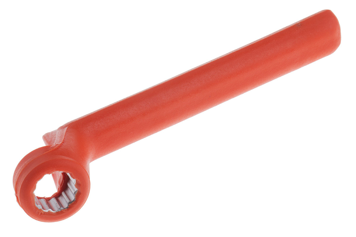 ITL Insulated Tools Ltd Offset Ring Spanner, 13mm, Metric, 100 mm Overall, VDE/1000V