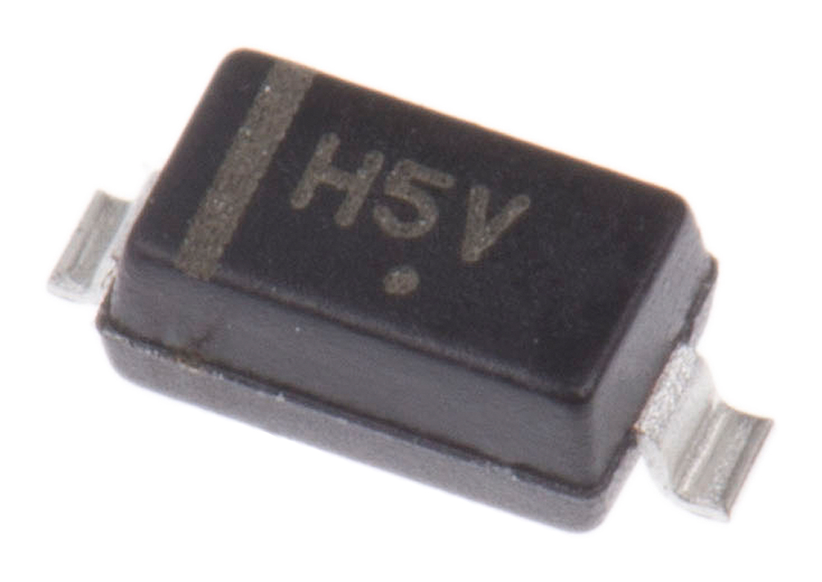 onsemi, 15V Zener Diode 5% 500 mW SMT 2-Pin SOD-123