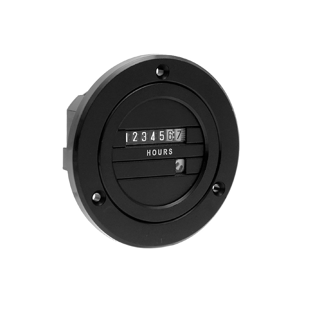 Trumeter 711 Hour Meter, 7 Digit Analogue, 60Hz, 115 V ac