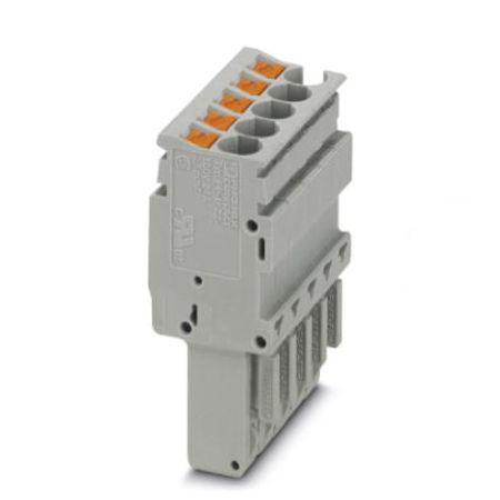 Phoenix Contact, Combi Pluggable Solutions, 5 Way, Pluggable Terminal Block, Plug, Plug-In, Push In Termination, 3209905