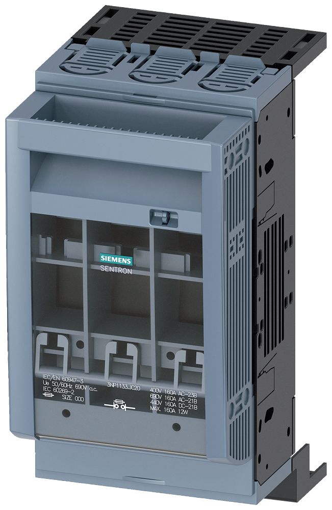 Siemens Fuse Switch Disconnector, 3 Pole, 160A Max Current