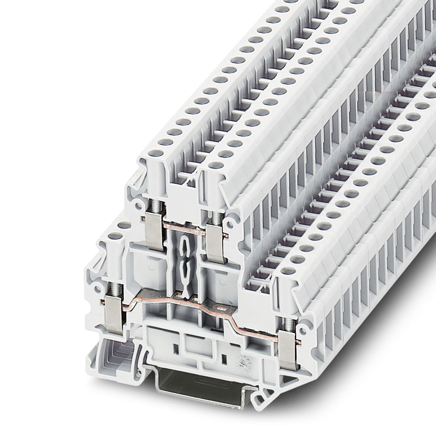 Phoenix Contact 3044638 UTTB 2 Series White, 0.14 → 4mm², Screw Termination, ATEX, IECEx