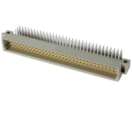 HARTING DIN 41612 96 Way 2.54mm Pitch, Type Connector Class C3, 3 Row, Right Angle DIN 41612 Connector, Plug