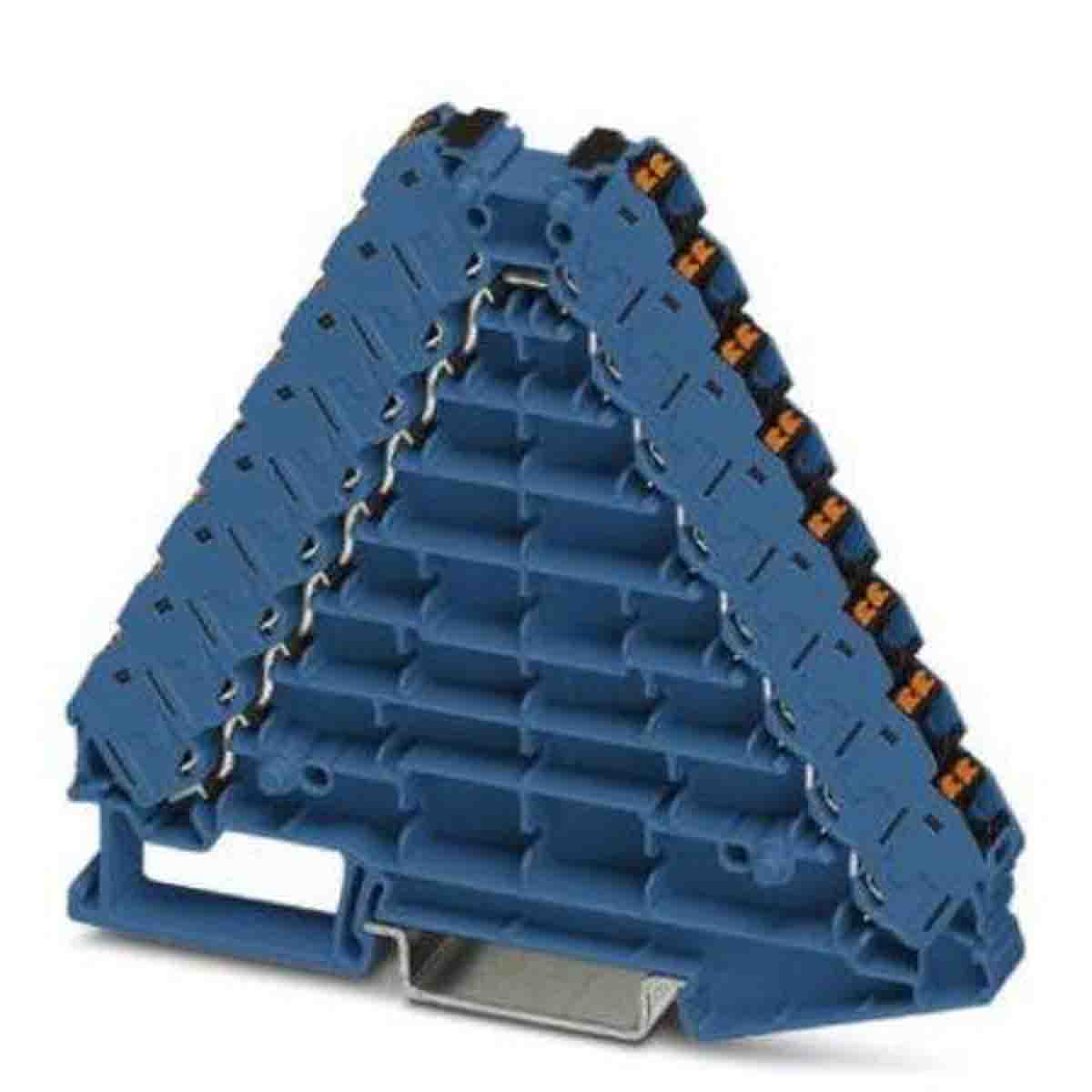 Phoenix Contact Distribution Block, 32 Way, 2.5mm², 17.5A, 250 V, Blue