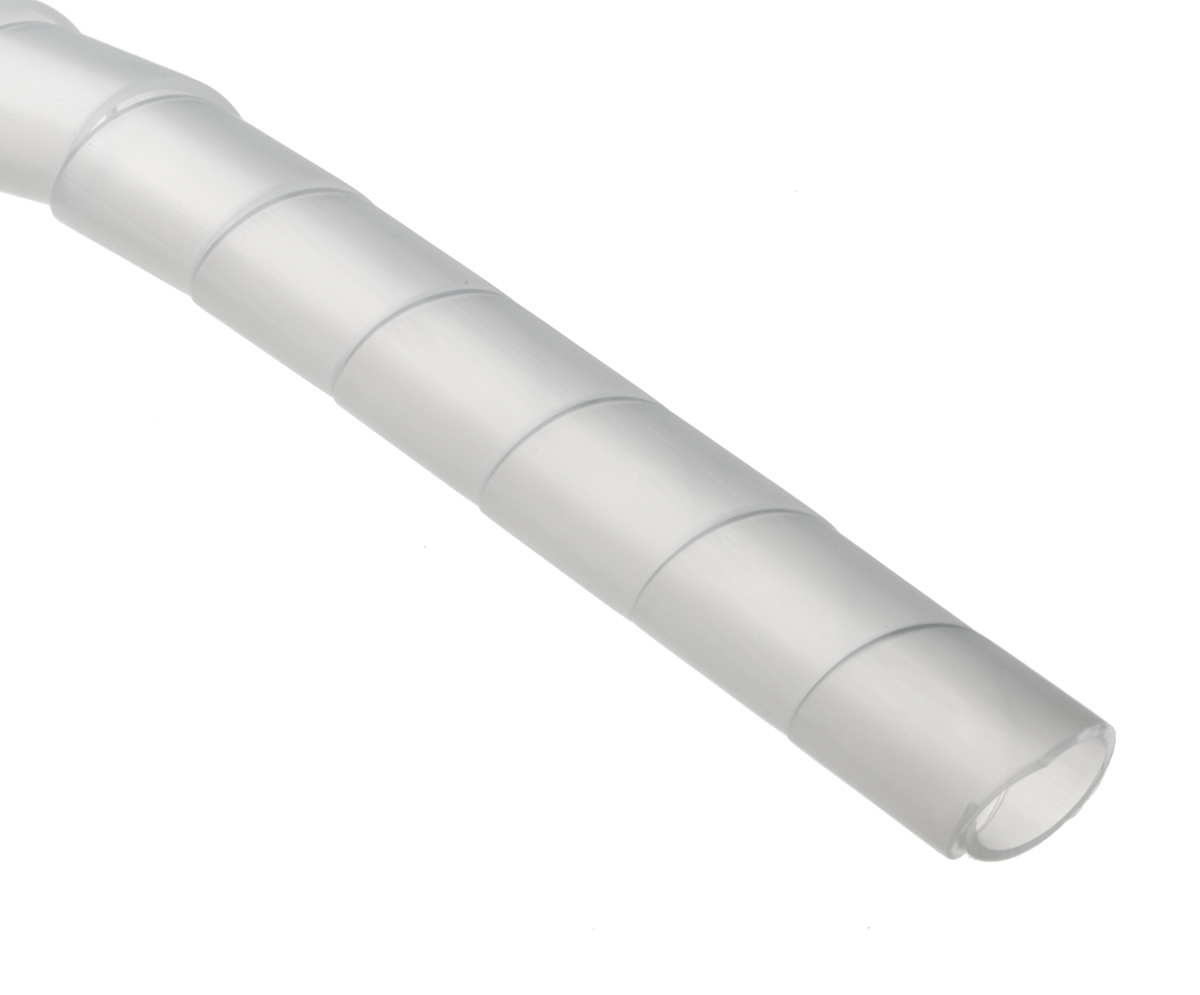 RS PRO Spiral Wrap, I.D 12mm, 35mm Polyethylene