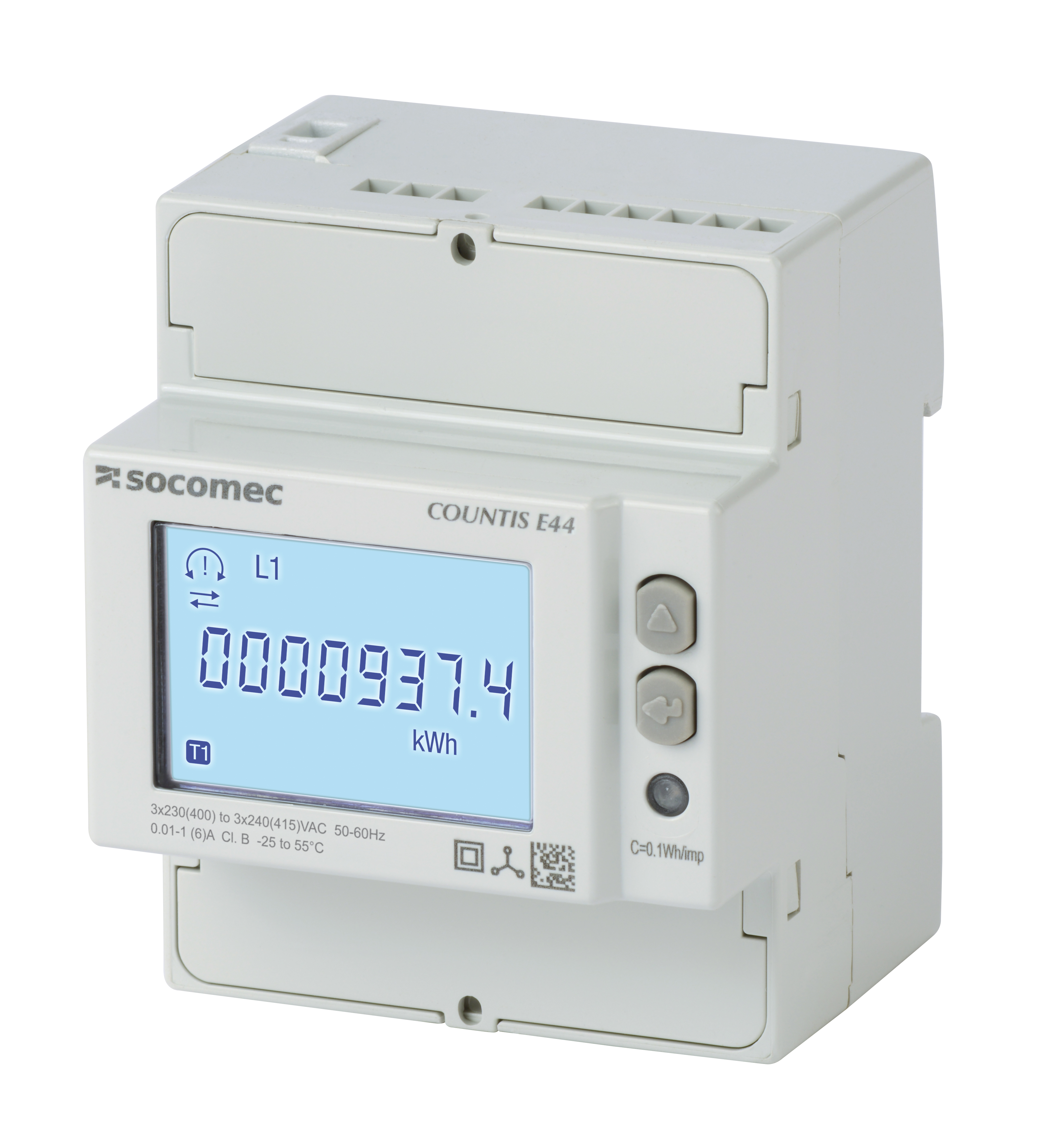 Socomec 3 Phase LCD Energy Meter