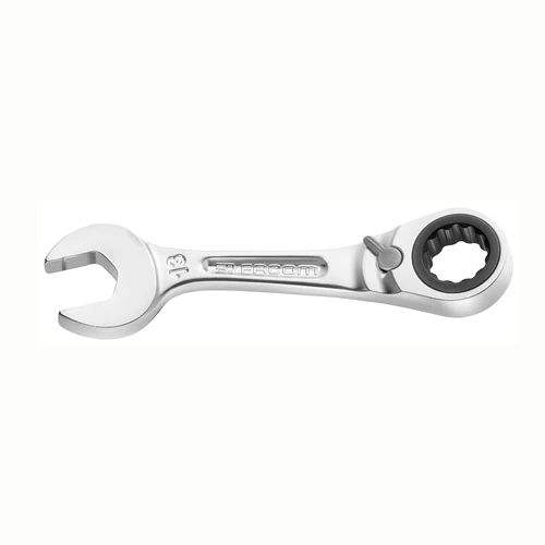 Facom 467BS Series Combination Ratchet Spanner, 17mm, Metric, Double Ended, 127.5 mm Overall