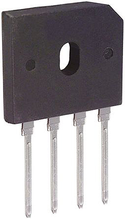 Diodes Inc Bridge Rectifier, 10A, 1000V, 4-Pin