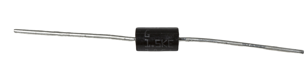 STMicroelectronics 1.5KE18CA, Bi-Directional TVS Diode, 1500W, 2-Pin DO-201