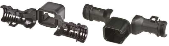 Deutsch DT 6-way Automotive Connector Backshell Backshell, 1011-267-0605