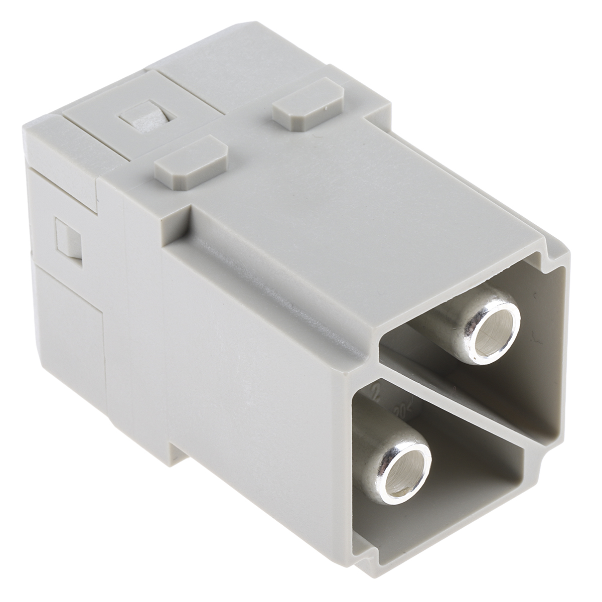 HARTING Heavy Duty Power Connector Module, Male, Han-Modular Series, 2 Contacts