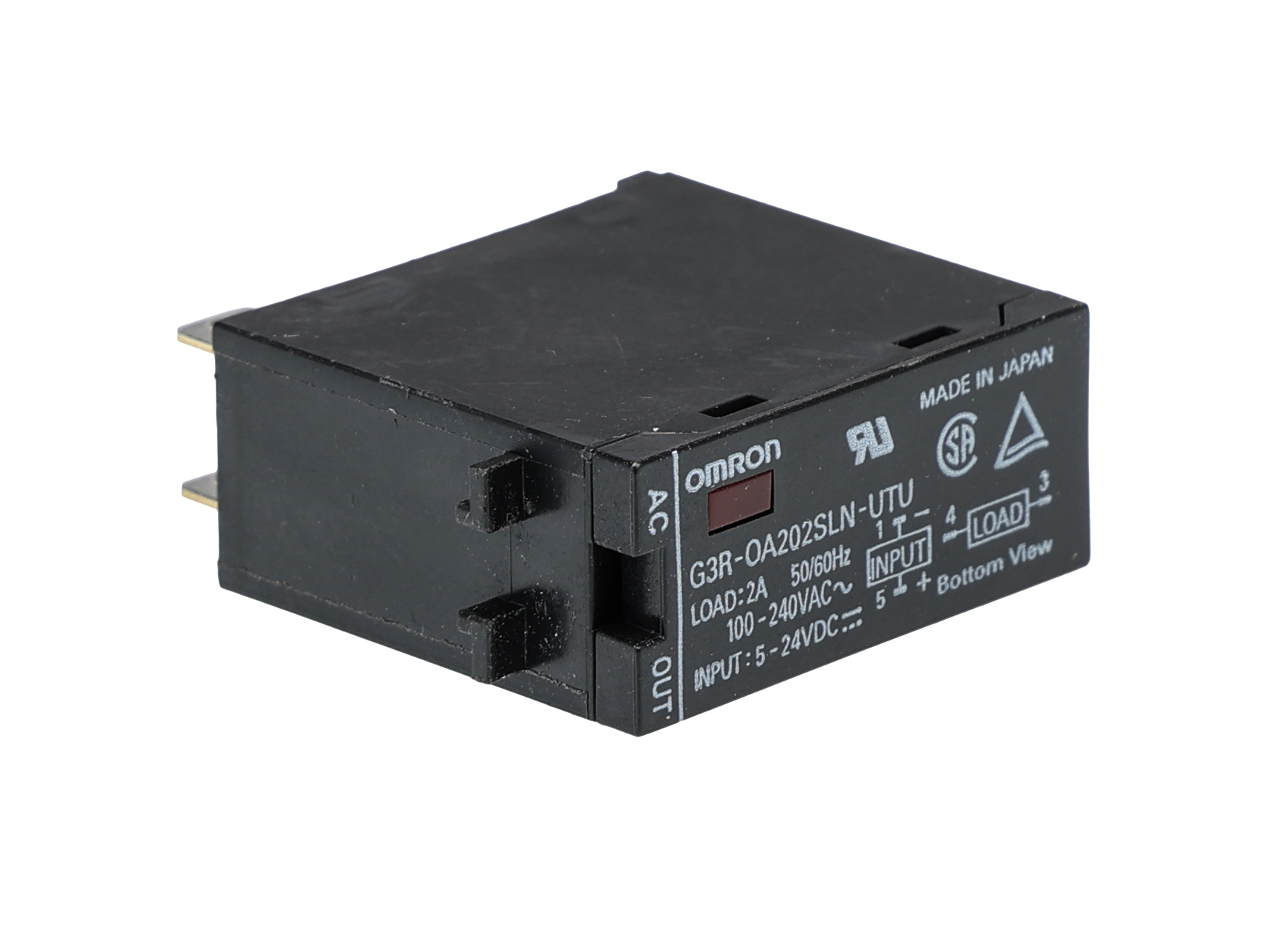 Omron G3R Series Solid State Relay, 2 A Load, Plug-In Mount, 264 V Load