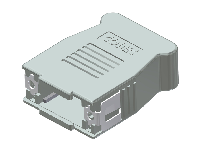 CONEC 16 Series Plastic D Sub Backshell, 9 Way, Strain Relief