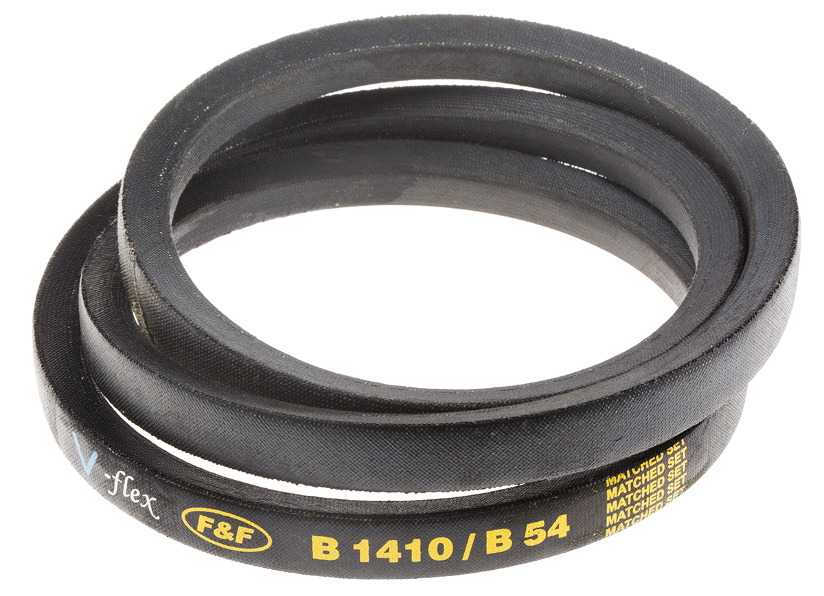 RS PRO Drive Belt, belt section B, 1370mm Length