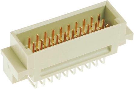 HARTING 20 Way 2.54mm Pitch, Type 3C Class C2, 2 Row, Right Angle DIN 41612 Connector, Plug