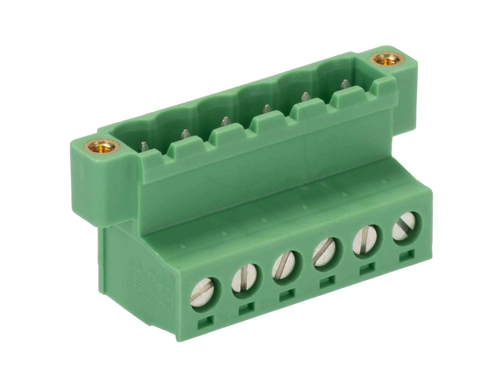 Phoenix Contact, 5.08mm Pitch, 5/ 6-STGF-5, 08, IC 2, 6 Way, , Pluggable Terminal Block, Inverted Plug, Cable Mount,