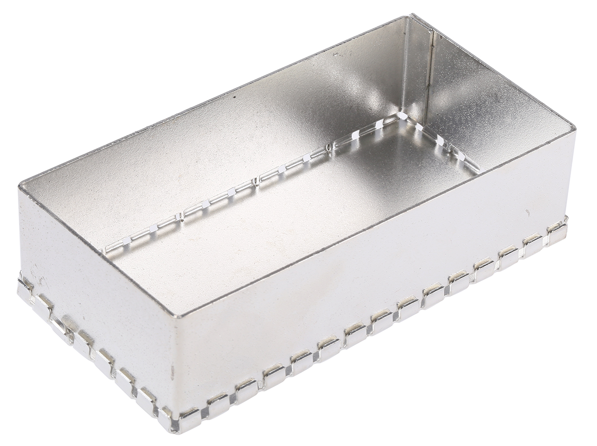 Perancea PLF Steel PCB Shielded Enclosure, 100 x 50 x 25mm