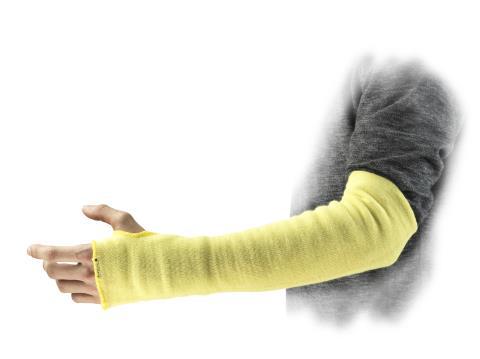 Ansell 70-118 Yellow Reusable Kevlar Arm Protector for Automotive Industry, Machinery & Equipment Industry, Metal