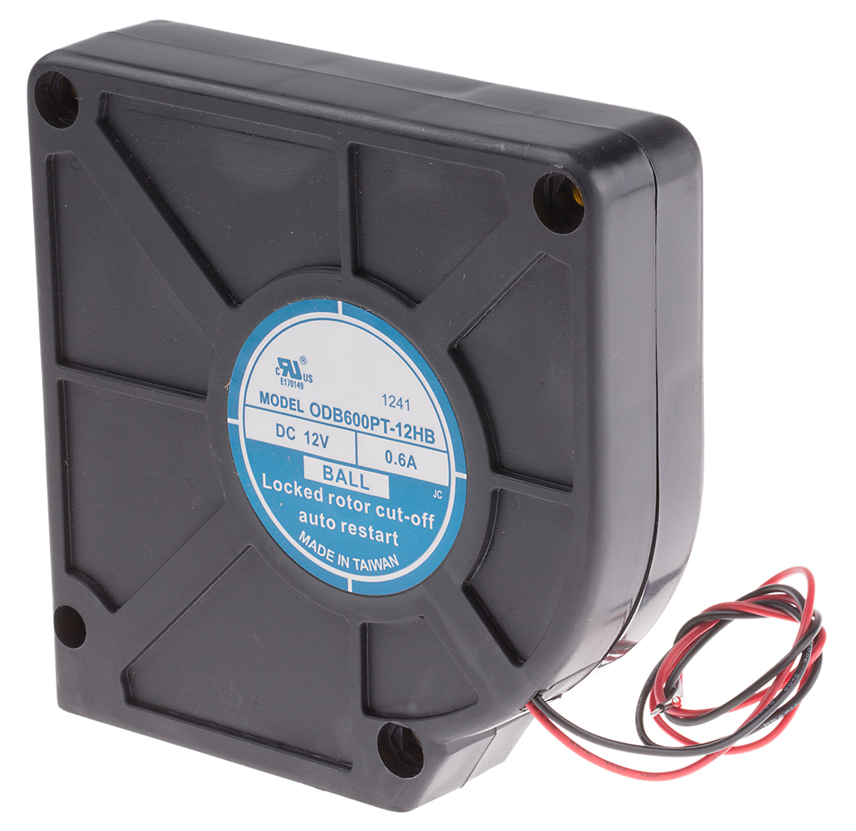 RS PRO Centrifugal Fan, 12 V dc, 30cfm, DC Operation, 120mm