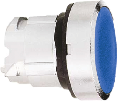 Schneider Electric Harmony XB5 Series Blue Illuminated Spring Return Push Button Head, 22mm Cutout, IP66, IP67