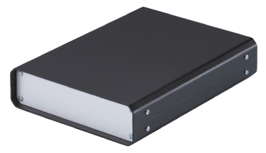 METCASE Unicase Black Aluminium Instrument Case, 185 x 250 x 50mm