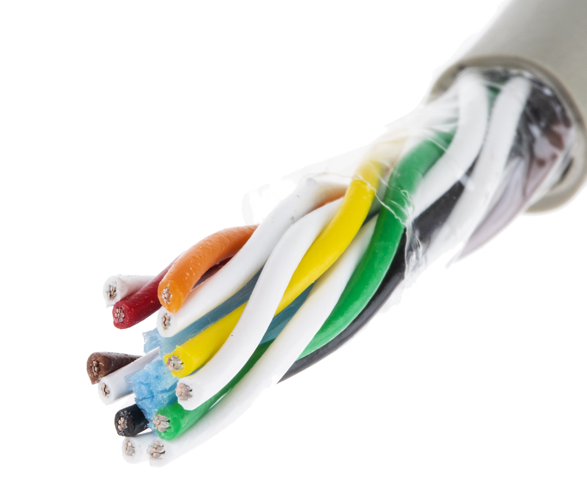 Alpha Wire ProTekt Series Data Cable, 6 Pairs, 12 Cores, 0.23 mm², Unscreened, 24 AWG, 100m, None Shield