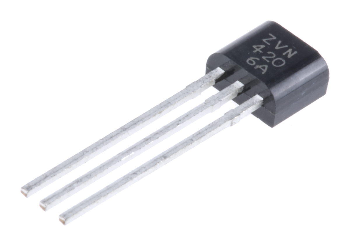 DiodesZetex Type N-Channel MOSFET, 600 mA, 60 V Enhancement, 3-Pin E-Line ZVN4206A