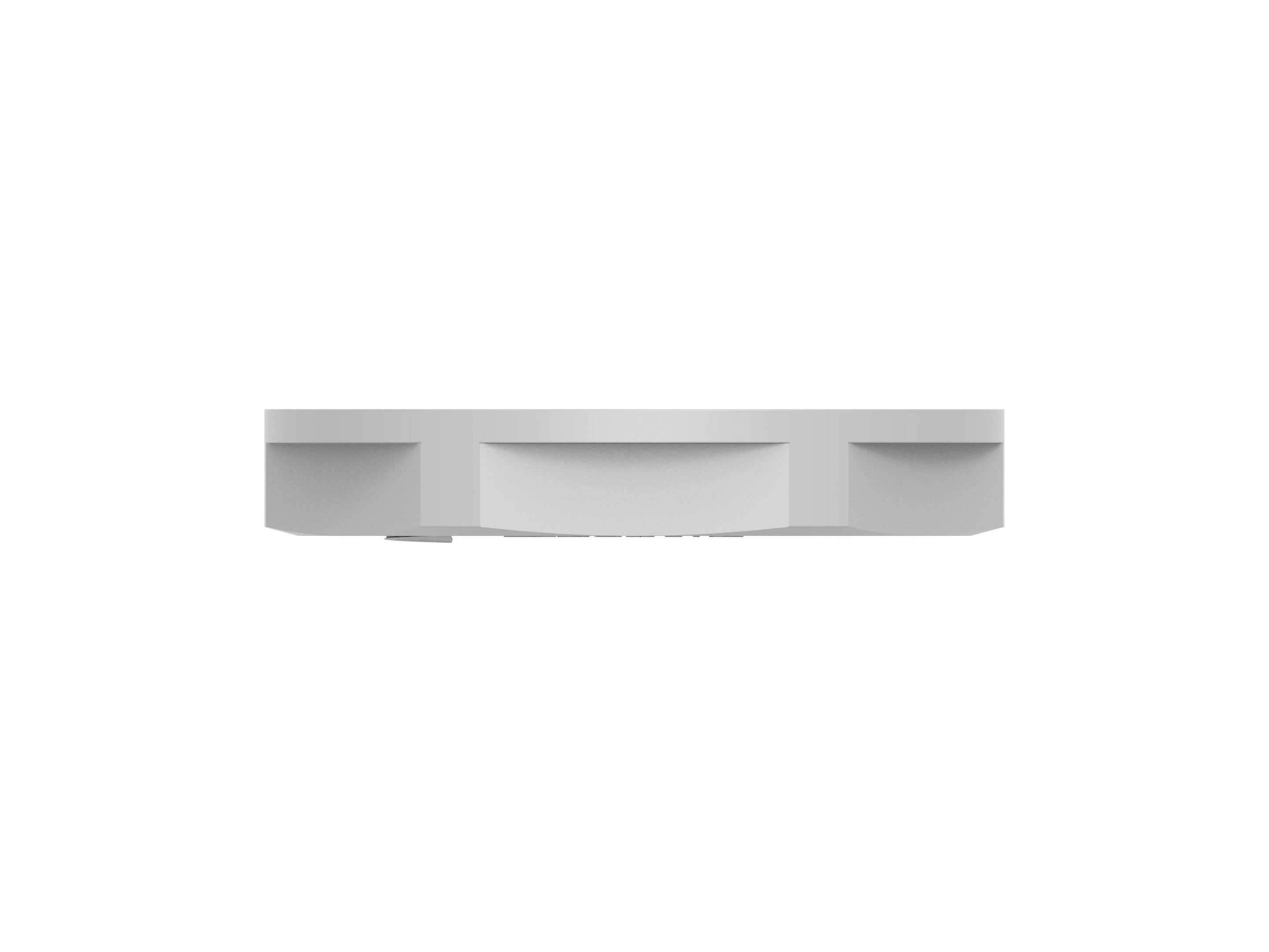 Light Grey UL 94 V2 PA 6 Cable Gland Locknut, M25 Thread