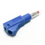 Mueller Electric White Male Banana Plug, 4 mm Connector, Solder Termination, 20A, 1000V