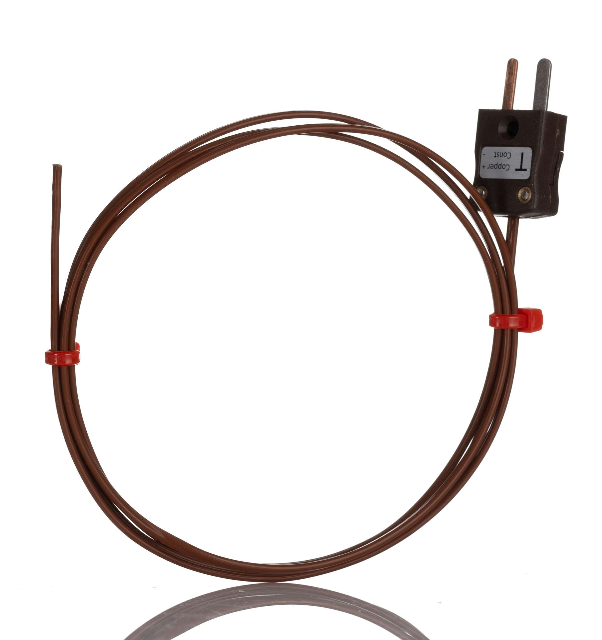 RS PRO Type T Hermetically Sealed Thermocouple 1m Length, 7/0.2mm Diameter, -75°C → +260°C