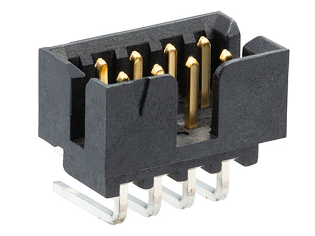 Molex Milli-Grid Series Right Angle Through Hole PCB Header, 6 Contact(s), 2 mm Pitch, 2 Row, Shrouded