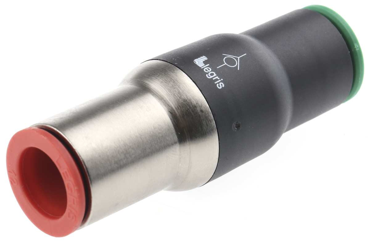 Legris 7996 Non Return Valve, 12mm Tube Inlet, 12mm Tube Outlet, 1 to 10bar