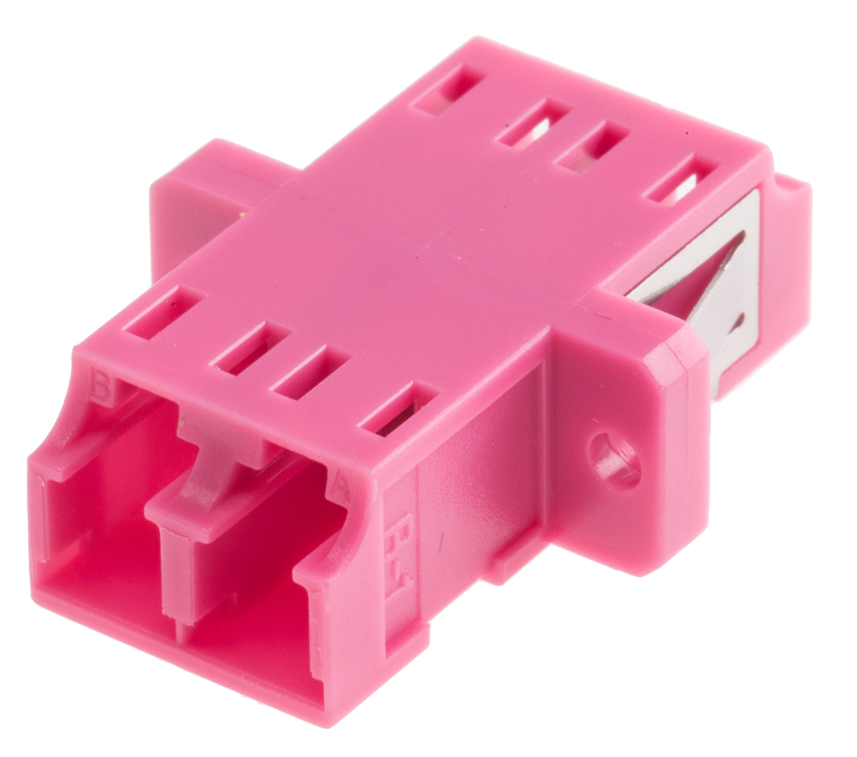 RS PRO LC to LC Multimode Simplex Fibre Optic Adapter, 0.1dB Insertion Loss