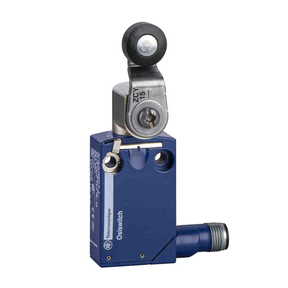 Telemecanique Sensors XCMD Series Roller Lever Limit Switch, 1NC/1NO, IP66, IP67, IP68, DPST, Zinc Alloy Housing, 50V