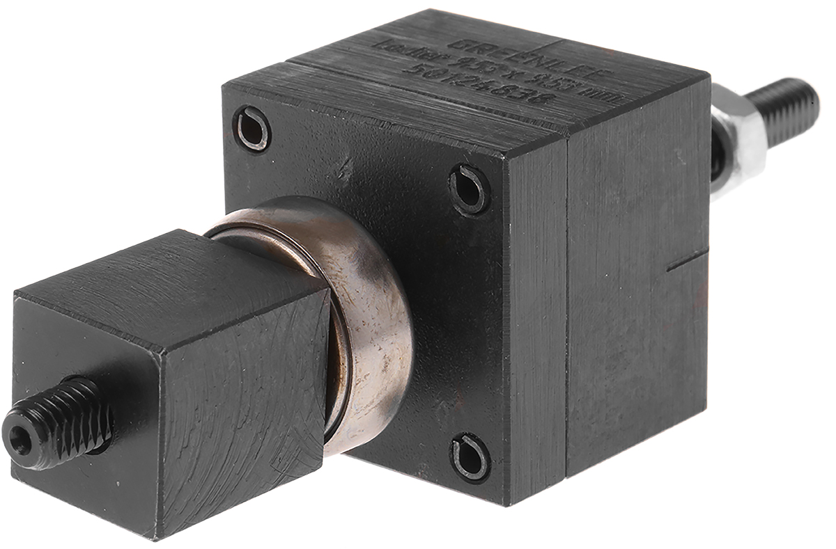 Greenlee Punch and Die Tool, 9.53 x 9.53mm, Square, Hand Operation