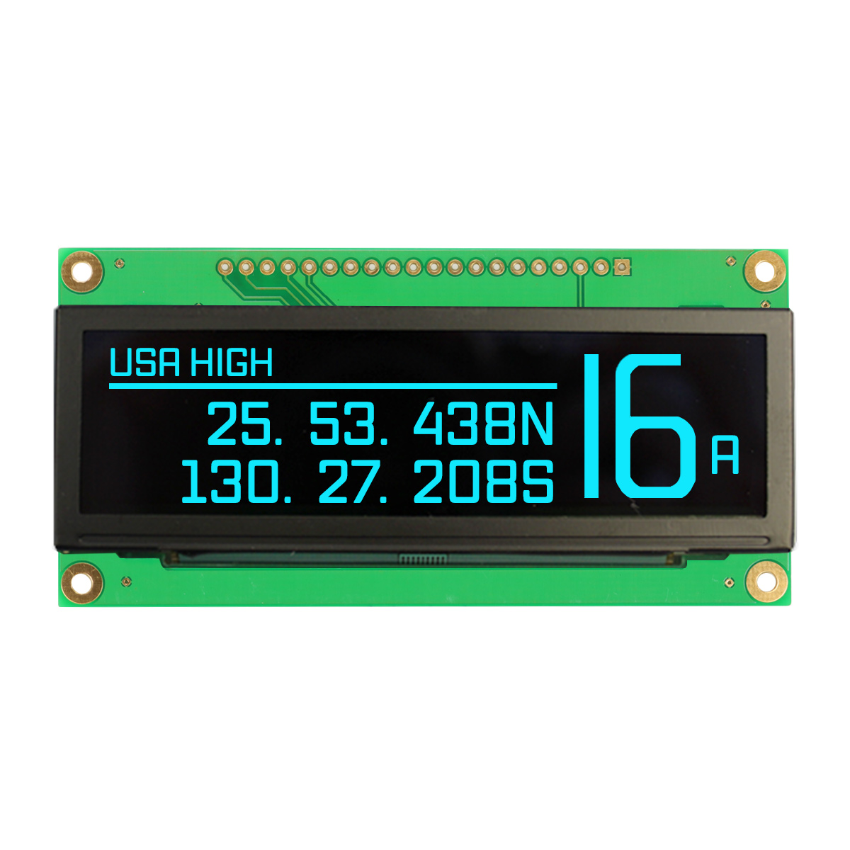 NEWHAVEN DISPLAY INTERNATIONAL 3.12in Blue Passive matrix OLED Display 256 x 64pixels PCB Mount Serial/Parallel