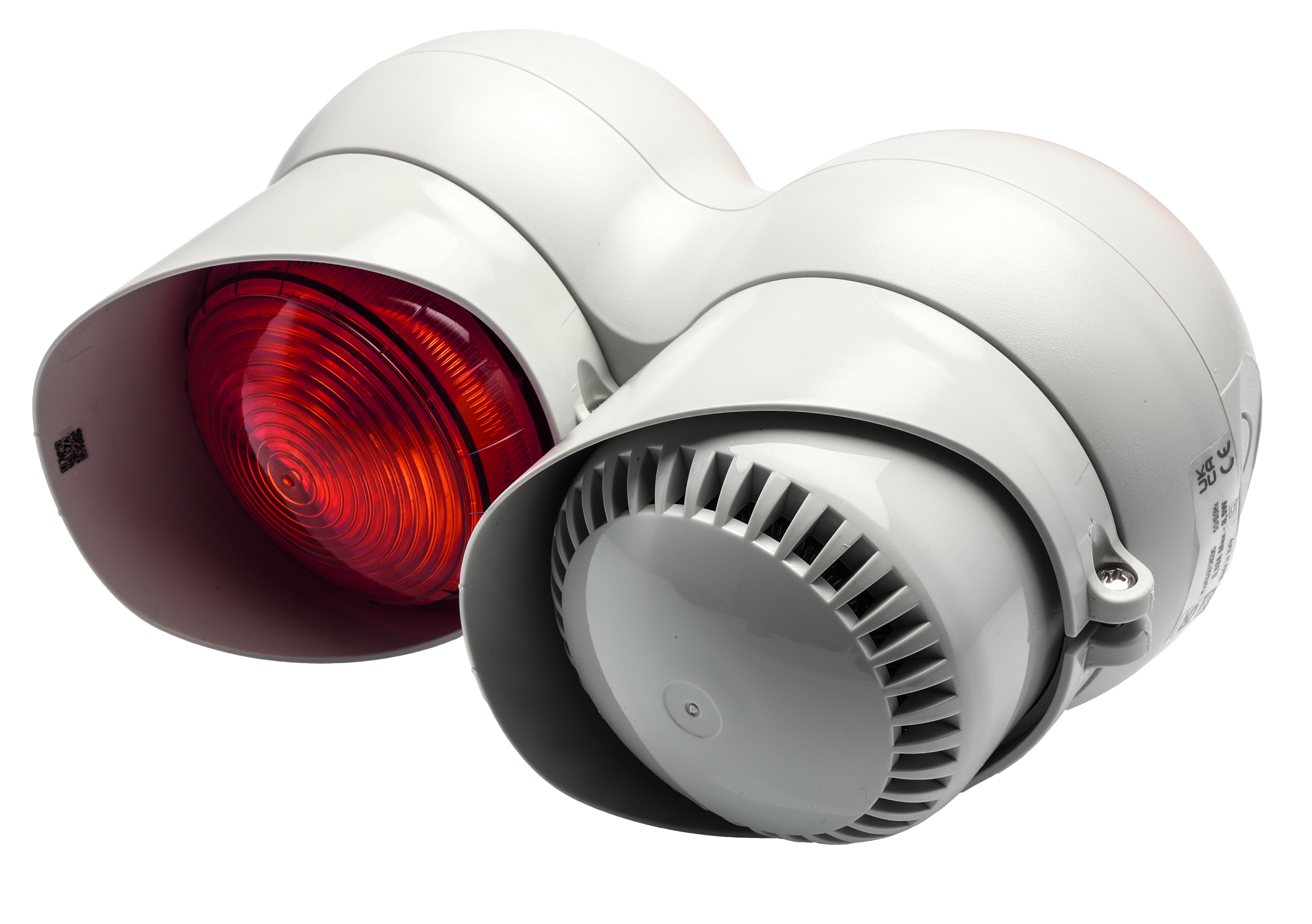 RS PRO Red Sounder Beacon, 120 → 240 V ac, IP66, Screw/Bracket Mount, 105dB at 1 Metre