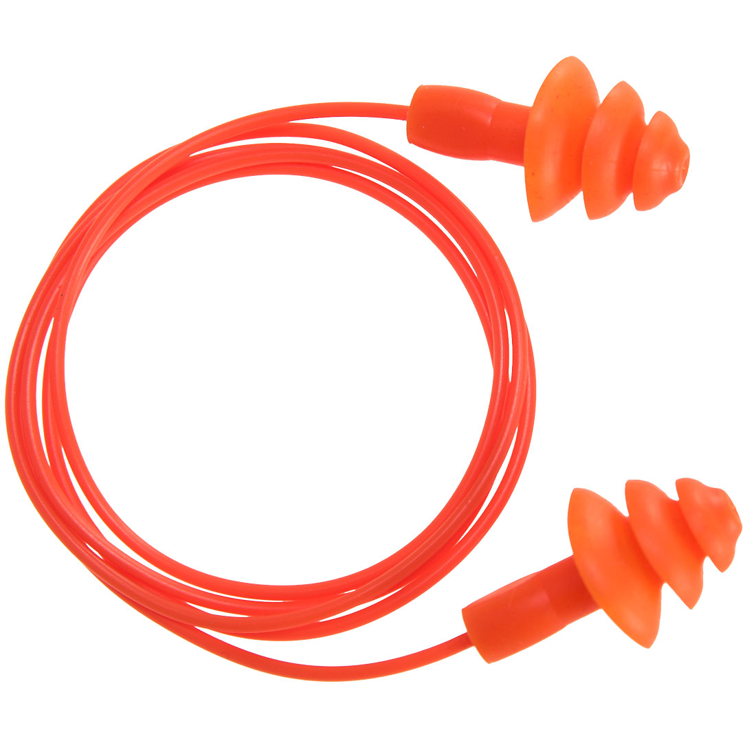 Portwest EP Series Orange Reusable Corded Ear Plugs, 32dB Rated, 50 Pairs