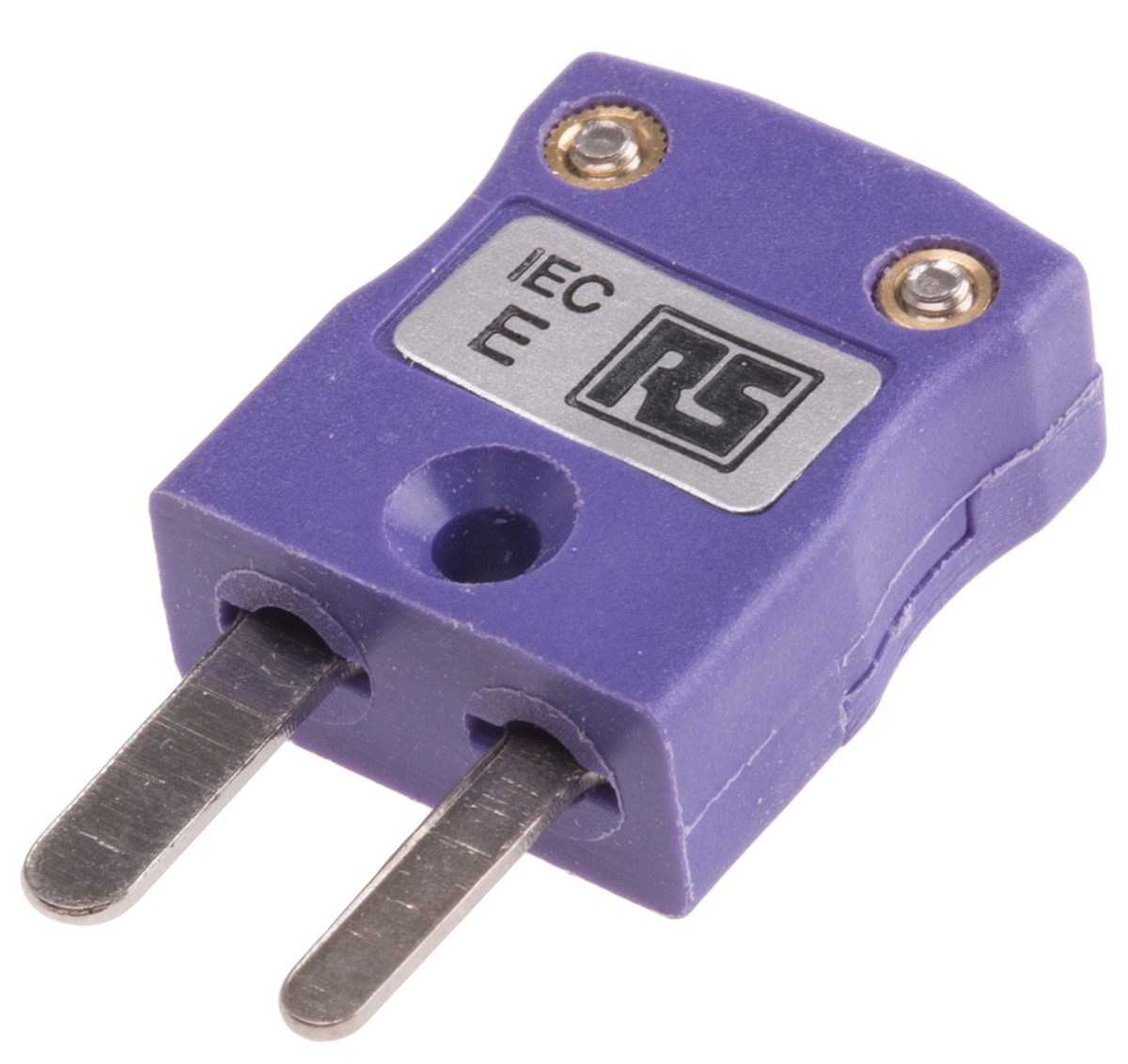RS PRO Miniature Thermocouple Connector for Use with Type E Thermocouple, 4mm Probe, IEC, RoHS Compliant Standard